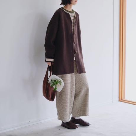 チェック柄バルーンパンツ