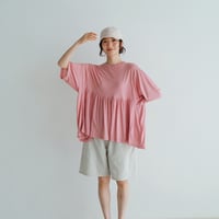 サマーニット　ペプラムTシャツ