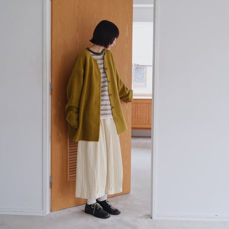 コーデュロイバルーンスカート