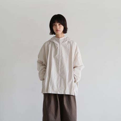 近江晒しコットン　フードジャケット