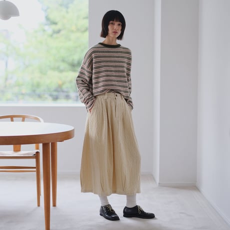 コーデュロイバルーンスカート