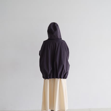 近江晒しコットン　フードジャケット