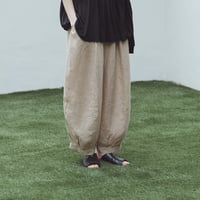 ウォッシュドヘンプ バルーンパンツ