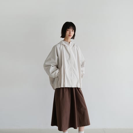 近江晒しコットン　フードジャケット