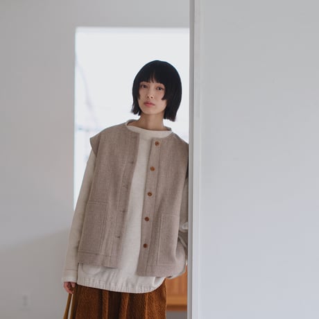 中綿キルティングベスト