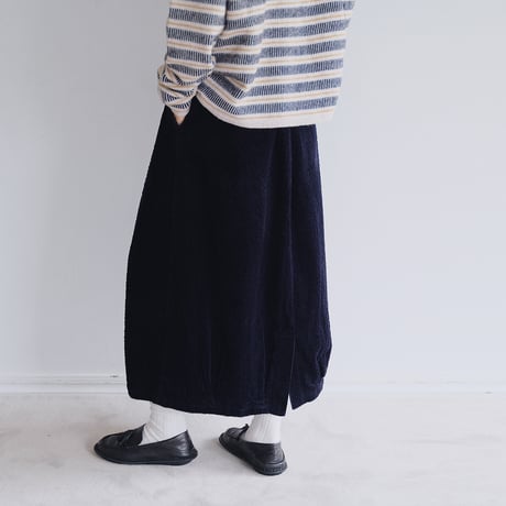 コーデュロイバルーンスカート