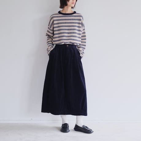 コーデュロイバルーンスカート