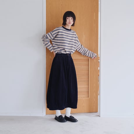 コーデュロイバルーンスカート