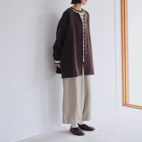 チェック柄バルーンパンツ