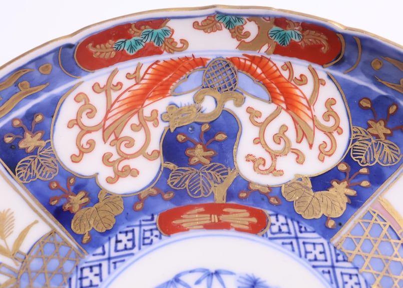 321 錦手 伊万里焼 鳳凰 七寸皿 | あさい骨董店