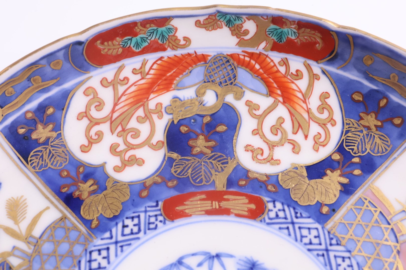 321 錦手 伊万里焼 鳳凰 七寸皿 | あさい骨董店