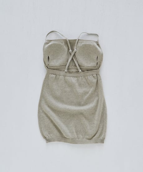 【ladies】ブラキャミソール　あまぐも（khaki gray）