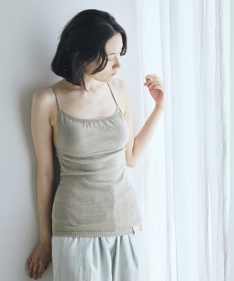 【ladies】ブラキャミソール　うすぐもり（blue gray）