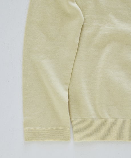 【ladies】ボートネックプルオーバー　あさひ（light yellow）