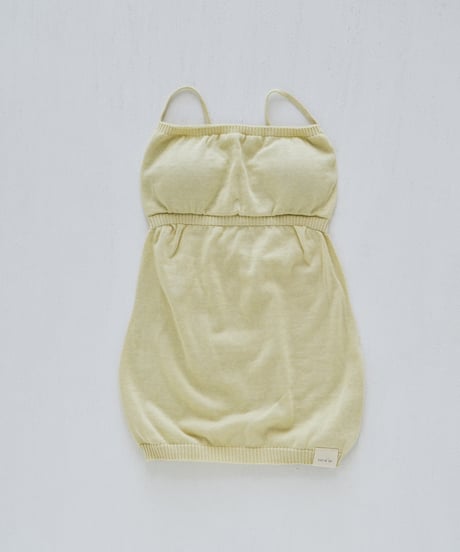 【ladies】ブラキャミソール　あさひ（light yellow）