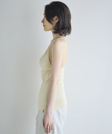 【ladies】ブラキャミソール　うすぐもり（blue gray）