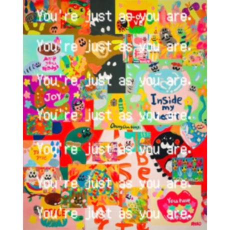 "You are just as you are / あなたはあなたのままで” フラット缶ケース