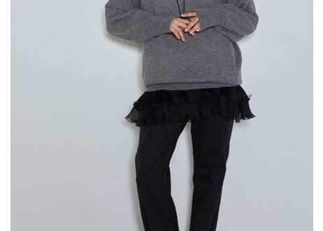 【CHIGNON】26/7月展 26AW　[3565-318KK]ｿﾌﾄｽﾄﾚｯﾁｽﾘﾑﾌﾚｱPT　9/下旬～10/上旬