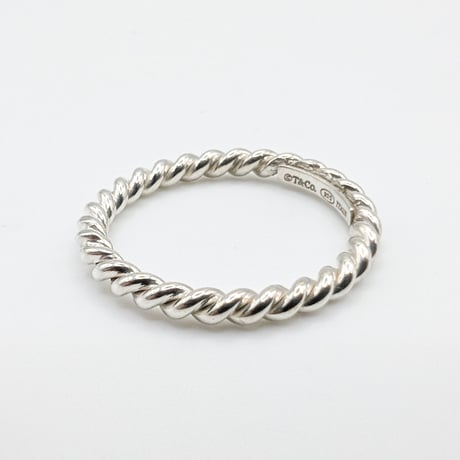 Tiffany & Co. Twist Rope Band Ring, Sterling Silver