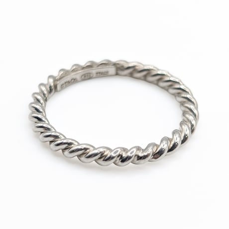 Tiffany & Co. Twist Rope Band Ring, Sterling Silver