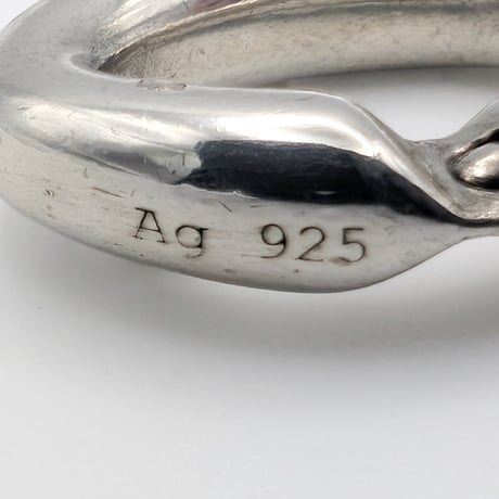 【374万円・税込】エルメス アクロバット ブレスレット MM 19コマ シルバー ヴィンテージ｜Hermès Acrobate Sterling Silver Bracelet