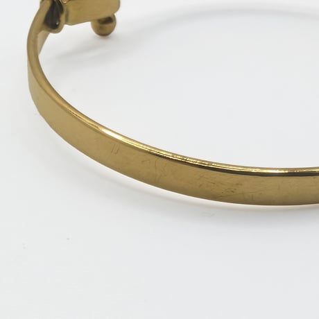 ティファニー フック&アイ フラット バングル K18 ヴィンテージ｜Tiffany & Co. 18K Hook & Eye Flat Bangle