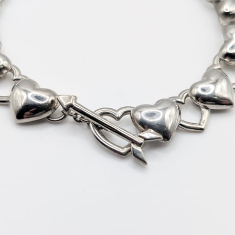 Tiffany & Co. Heart and Arrow Toggle Bracelet, Sterling Silver