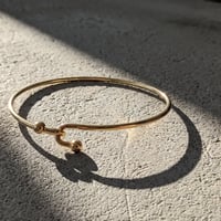 Tiffany & Co. 18K Yellow Gold Double Eye Bangle