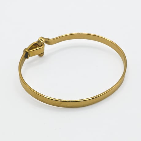ティファニー フック&アイ フラット バングル K18 ヴィンテージ｜Tiffany & Co. 18K Hook & Eye Flat Bangle