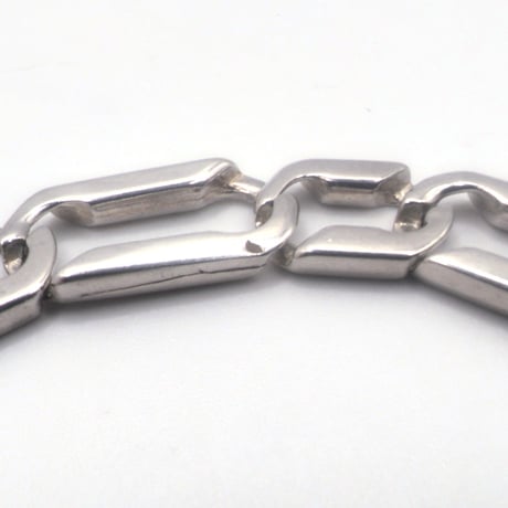ティファニー レクタングルリンク ブレスレット シルバー ヴィンテージ イタリア製｜Tiffany & Co. Rectangle Link Bracelet, Sterling Silver