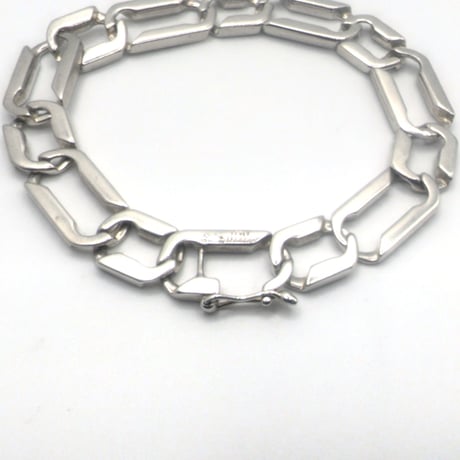 ティファニー レクタングルリンク ブレスレット シルバー ヴィンテージ イタリア製｜Tiffany & Co. Rectangle Link Bracelet, Sterling Silver
