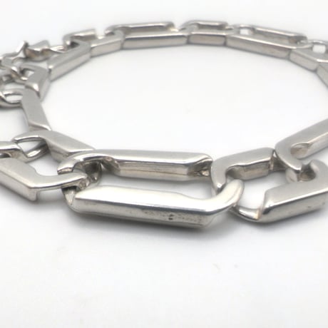 ティファニー レクタングルリンク ブレスレット シルバー ヴィンテージ イタリア製｜Tiffany & Co. Rectangle Link Bracelet, Sterling Silver