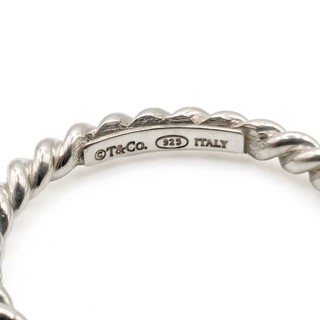 Tiffany & Co. Twist Rope Band Ring, Sterling Silver