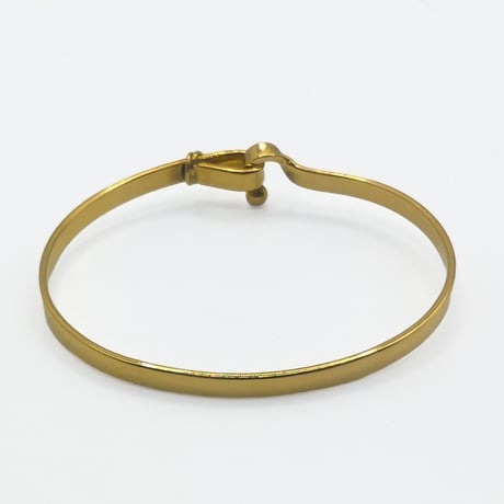 ティファニー フック&アイ フラット バングル K18 ヴィンテージ｜Tiffany & Co. 18K Hook & Eye Flat Bangle
