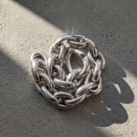 【価格はお問い合わせ下さい】Hermès Acrobate Sterling Silver Bracelet (MM / 19 Links)