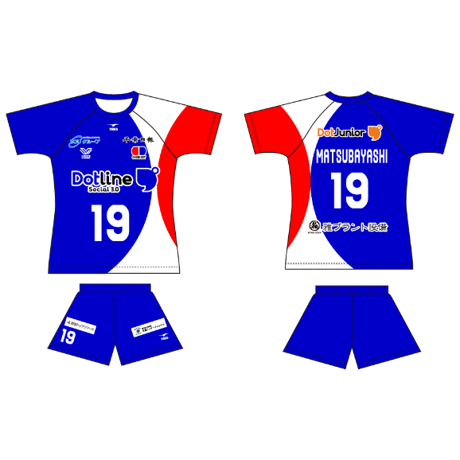 #19 松林哲平 2026-27シーズン　オーセンティックユニフォーム（1st BLUE）※2次販売※