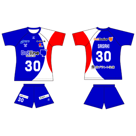 #30 佐々木亜蘭 2026-27シーズン　オーセンティックユニフォーム（1st BLUE）※2次販売※