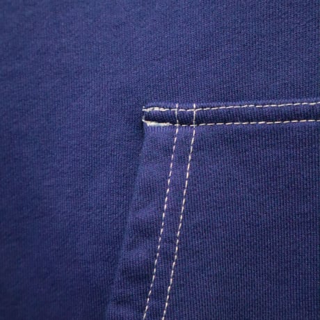 Indigo Dyed Pullover Hoodie