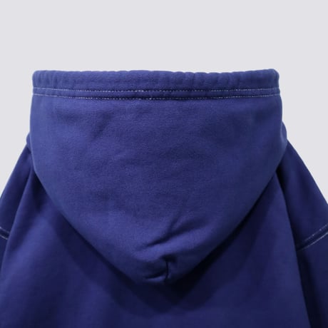 Indigo Dyed Pullover Hoodie