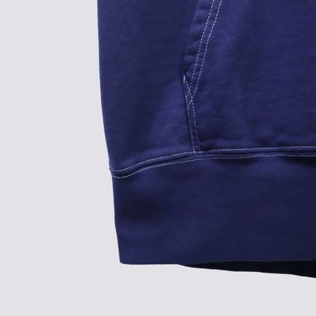 Indigo Dyed Pullover Hoodie