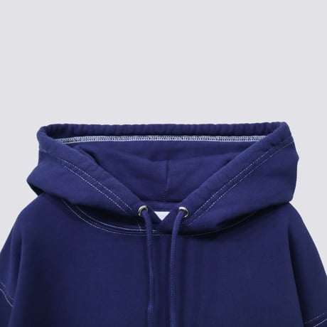 Indigo Dyed Pullover Hoodie