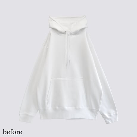 Indigo Dyed Pullover Hoodie