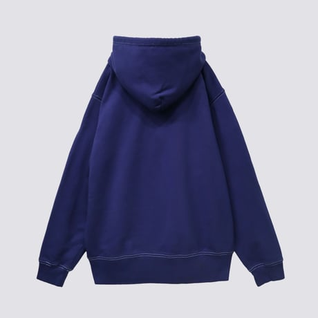 Indigo Dyed Pullover Hoodie