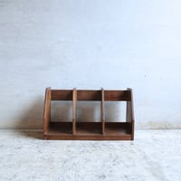木製本立て仕切り付　(MD)