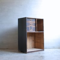 アンティーク木製キャビネット　(MD)
