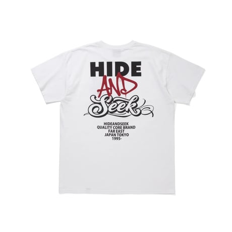 [HIDEANDSEEK]AND S/S Tee/WHT