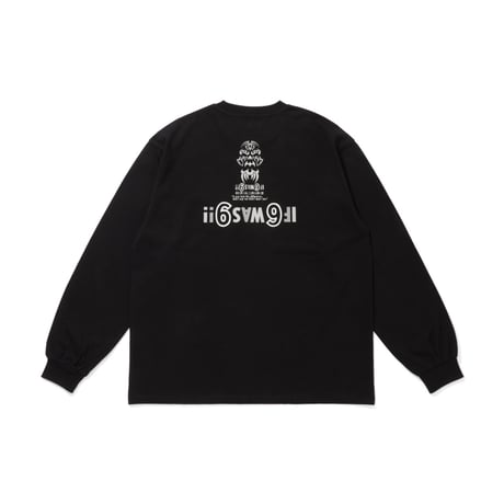 "HideandSeek × Toru Nishiura" The H&S L/S Tee/BLK