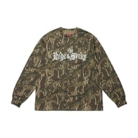 "HideandSeek × Toru Nishiura" The H&S L/S Tee/Camo