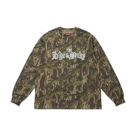 "HideandSeek × Toru Nishiura" The H&S L/S Tee/Camo