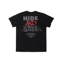 [HIDEANDSEEK]AND S/S Tee/BLK
